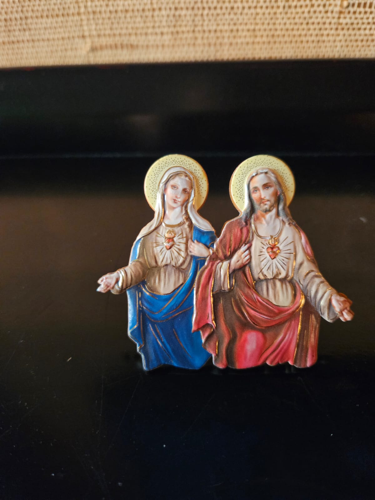 Cuadro con Magnético pequeño - Sagrado Corazon de Jesús y de María