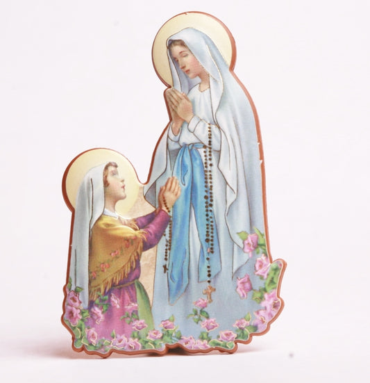 Cuadro con Magnético pequeño -  Virgen de Lourdes